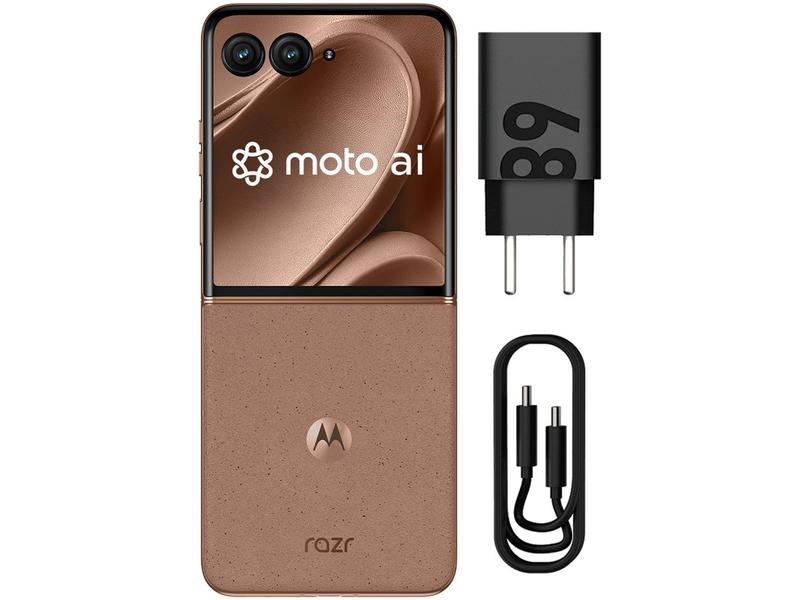 Smartphone Motorola Razr 50 Ultra 5G - Mocha Mousse, 512GB, 24GB